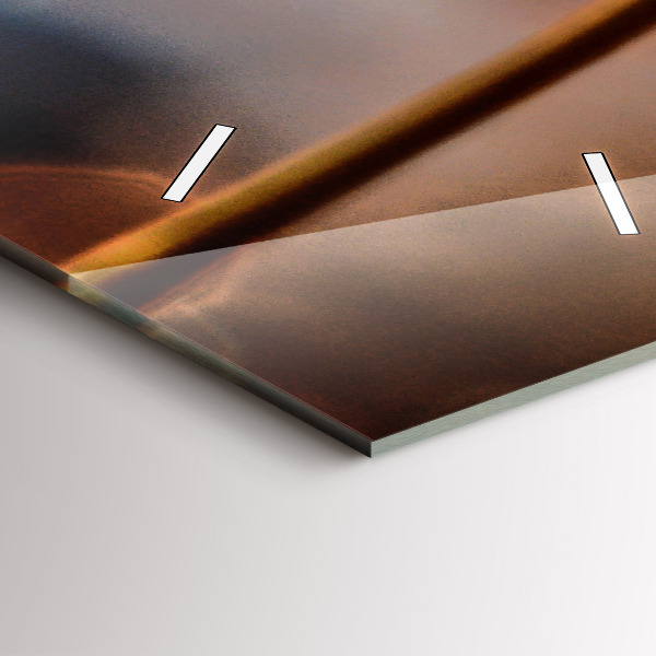 Reloj de vidrio vertical Soplador con rocío - espejomat.es