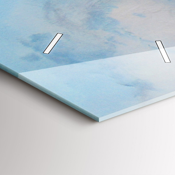 Reloj de vidrio vertical Barco en el agua - espejomat.es