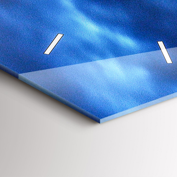 Reloj de vidrio vertical Sydney al atardecer - espejomat.es