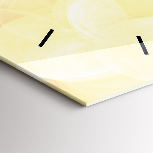 Reloj de vidrio vertical Campista en la playa - espejomat.es