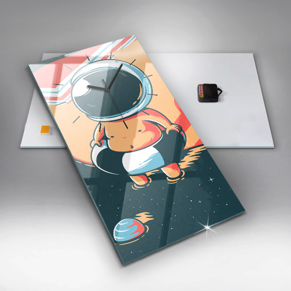 Reloj de cristal vertical Imaginación infantil - espejomat.es