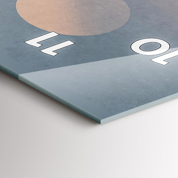 Reloj de cristal vertical Astronautas Vía Láctea - espejomat.es