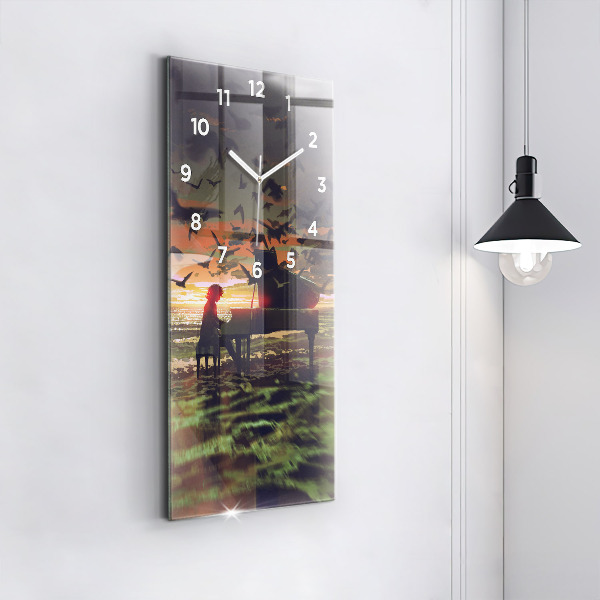 Reloj vertical Concierto en la playa - espejomat.es