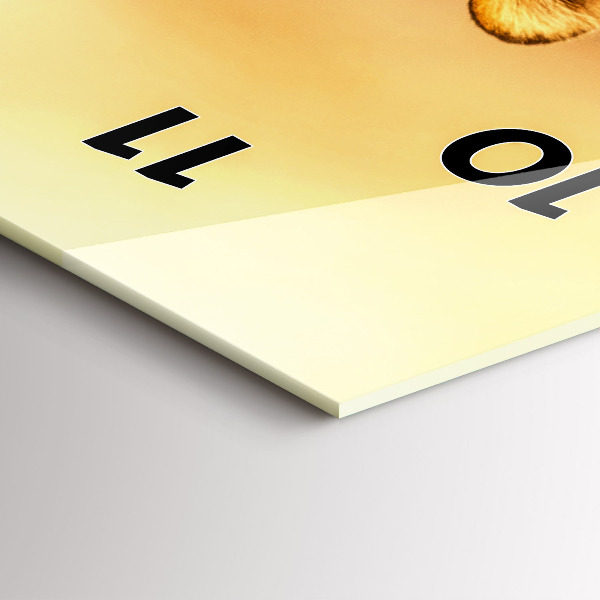 Reloj vertical Tigre de caza - espejomat.es