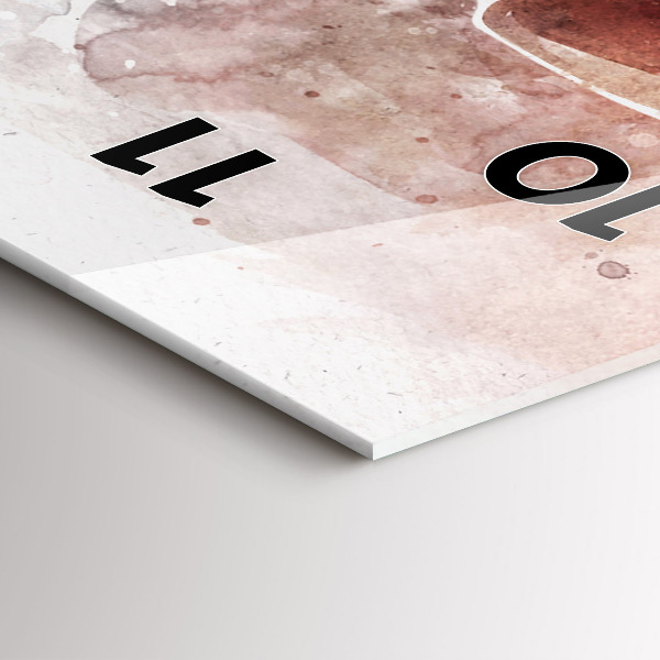 Reloj vertical Visualización de guitarra - espejomat.es