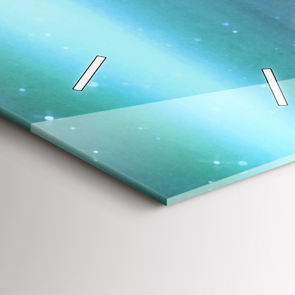 Reloj de cristal vertical Abstracción - espejomat.es