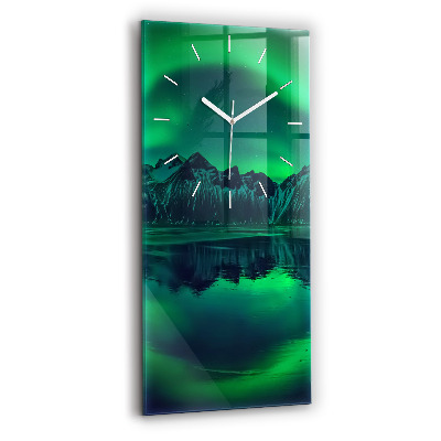 Reloj vertical Aurora boreal - espejomat.es