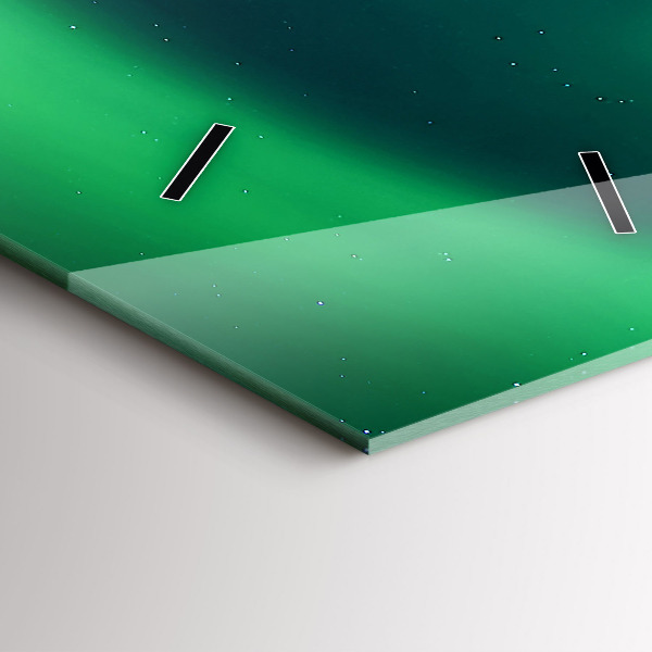 Reloj vertical Aurora boreal - espejomat.es