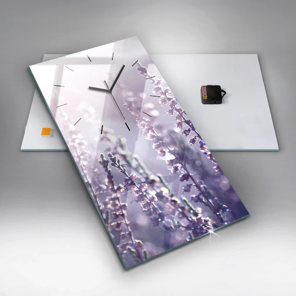 Reloj de vidrio vertical Abstracción - espejomat.es