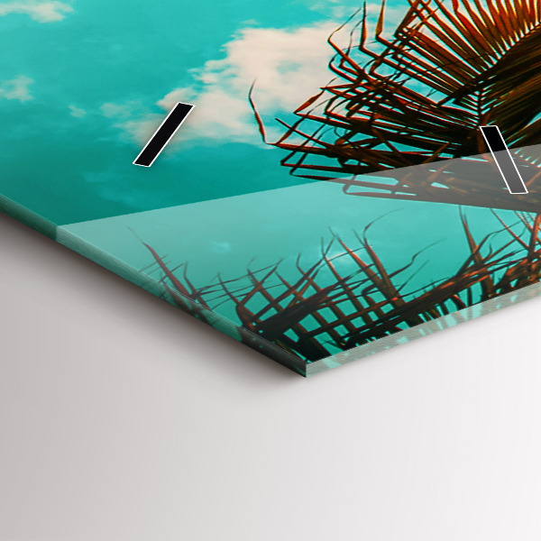 Reloj de vidrio vertical Vacaciones Descanso Verano - espejomat.es