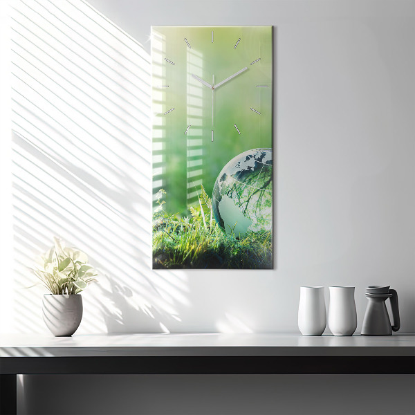 Reloj vertical Globo terráqueo - espejomat.es