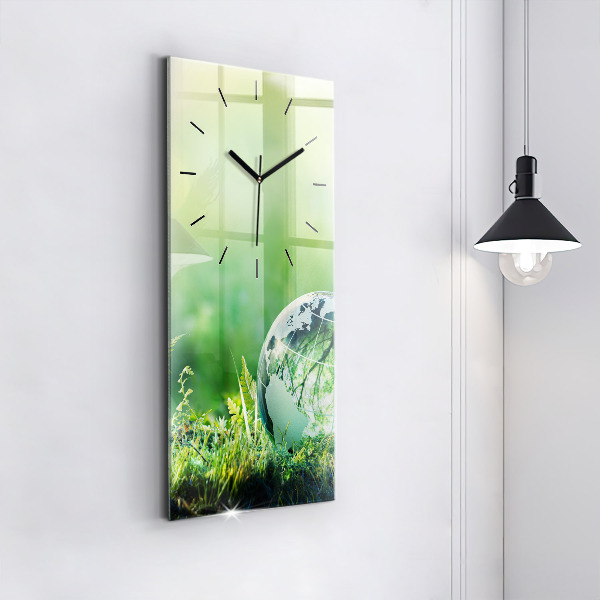 Reloj vertical Globo terráqueo - espejomat.es