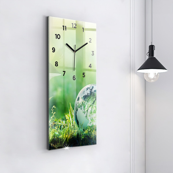 Reloj vertical Globo terráqueo - espejomat.es