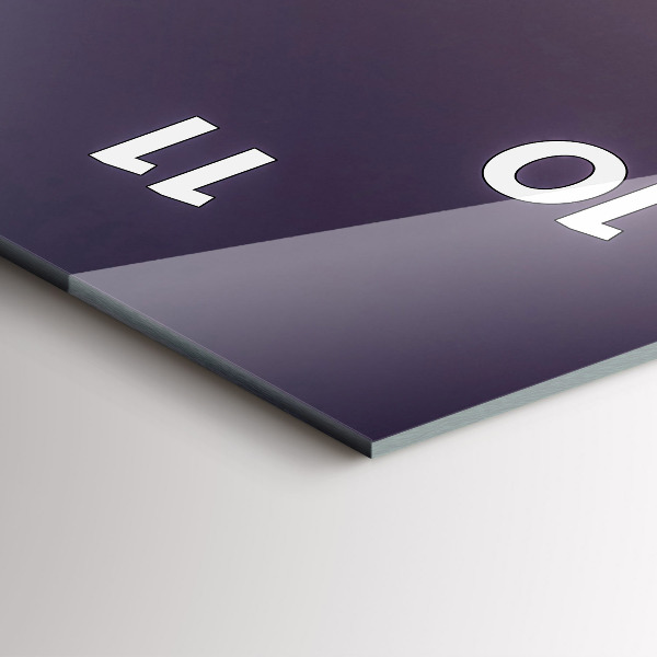 Reloj vertical East River de Nueva York - espejomat.es