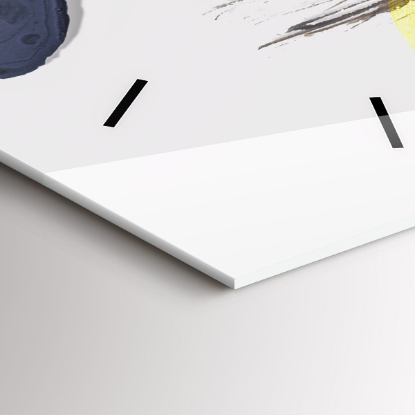 Reloj de vidrio vertical Collage surrealista - espejomat.es