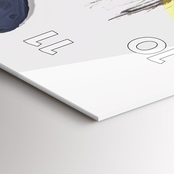 Reloj de vidrio vertical Collage surrealista - espejomat.es