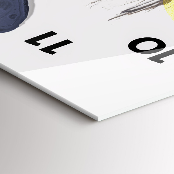 Reloj de vidrio vertical Collage surrealista - espejomat.es