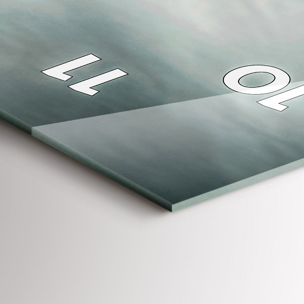 Reloj de cristal vertical Moto estilo adrenalina - espejomat.es