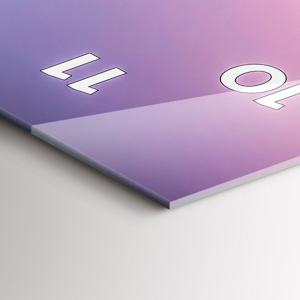 Reloj vertical Puesta de sol Maldivas - espejomat.es