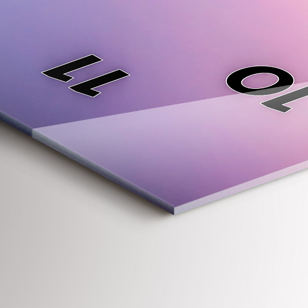 Reloj vertical Puesta de sol Maldivas - espejomat.es