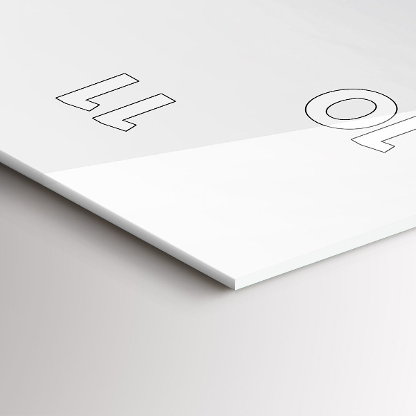 Reloj de vidrio vertical Colección de arte animal - espejomat.es