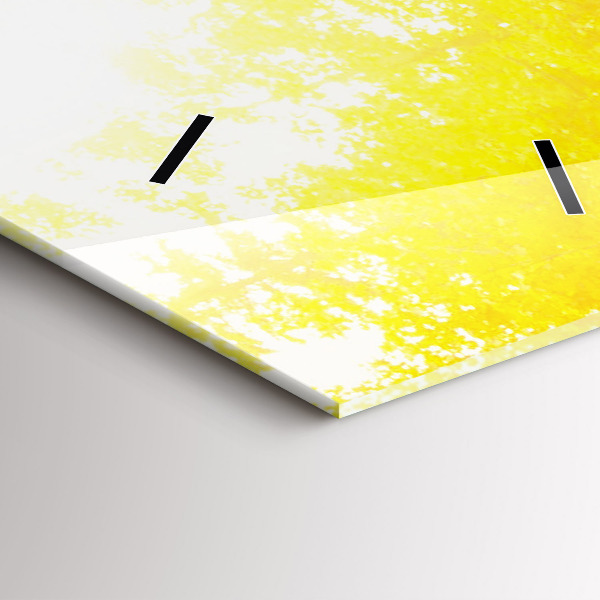 Reloj de vidrio vertical Vista de una cascada - espejomat.es