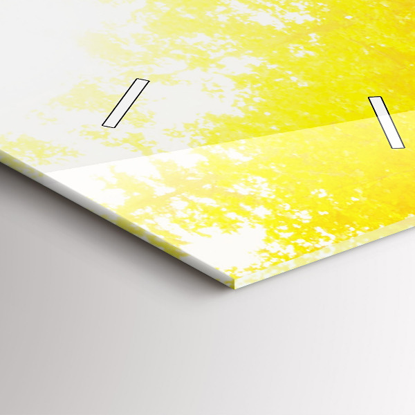 Reloj de vidrio vertical Vista de una cascada - espejomat.es