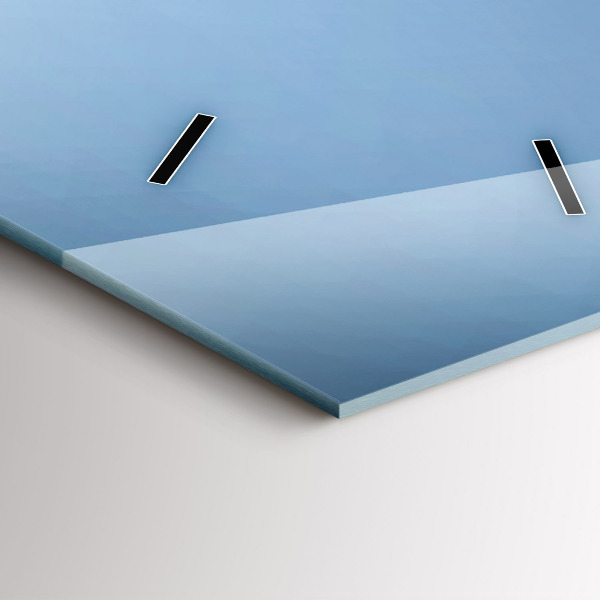 Reloj de vidrio vertical Cisnes en el corazón - espejomat.es