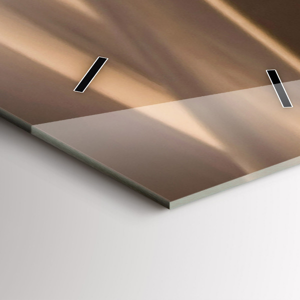 Reloj de vidrio vertical Quad en el desierto - espejomat.es