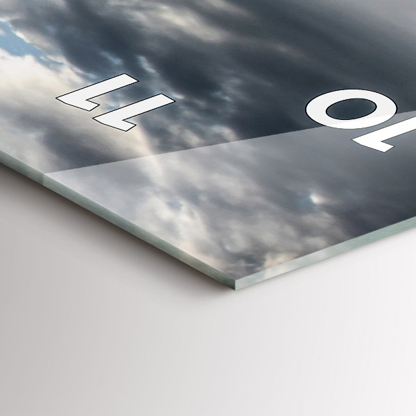 Reloj de cristal vertical Góndola de Venecia - espejomat.es