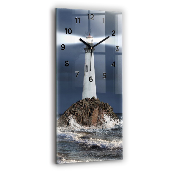 Reloj de vidrio vertical Faro - espejomat.es