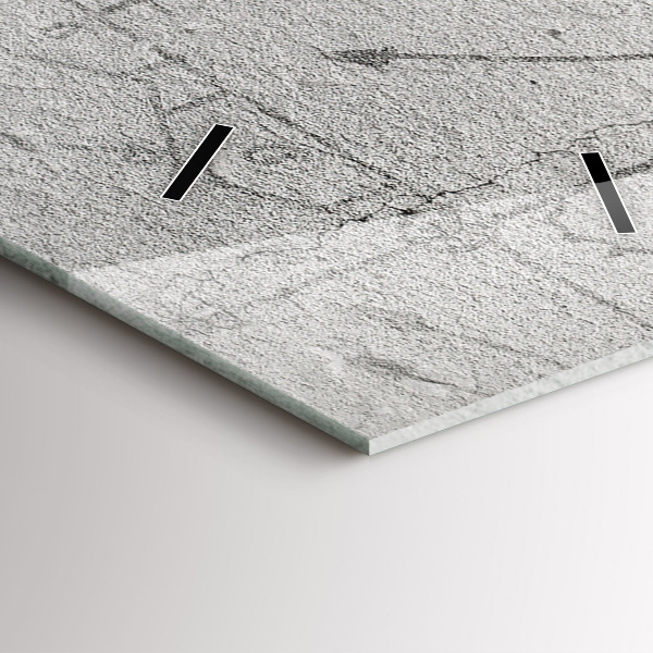 Reloj de vidrio vertical Bosquejo de una ciudad - espejomat.es