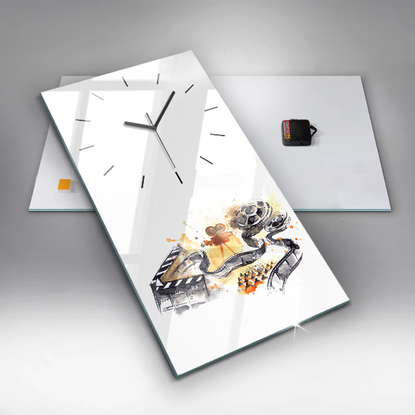 Reloj vertical Cámara cinematográfica - espejomat.es