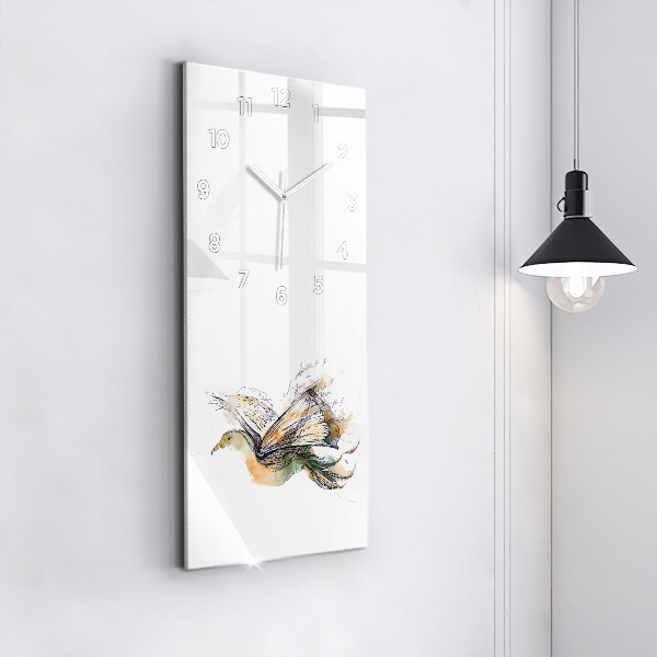 Reloj vertical Libro de pájaros - espejomat.es