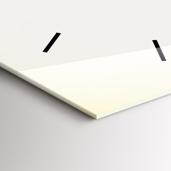 Reloj de cristal vertical Ciervo al amanecer - espejomat.es