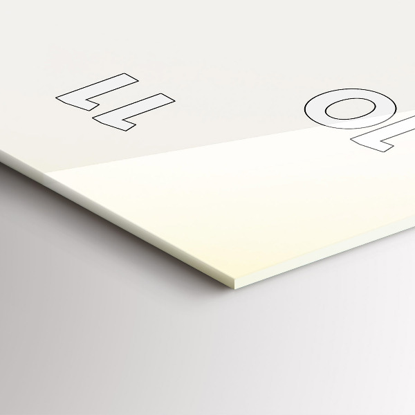 Reloj de cristal vertical Ciervo al amanecer - espejomat.es