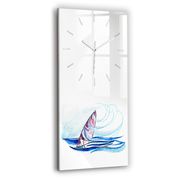 Reloj vertical Tabla de surf - espejomat.es