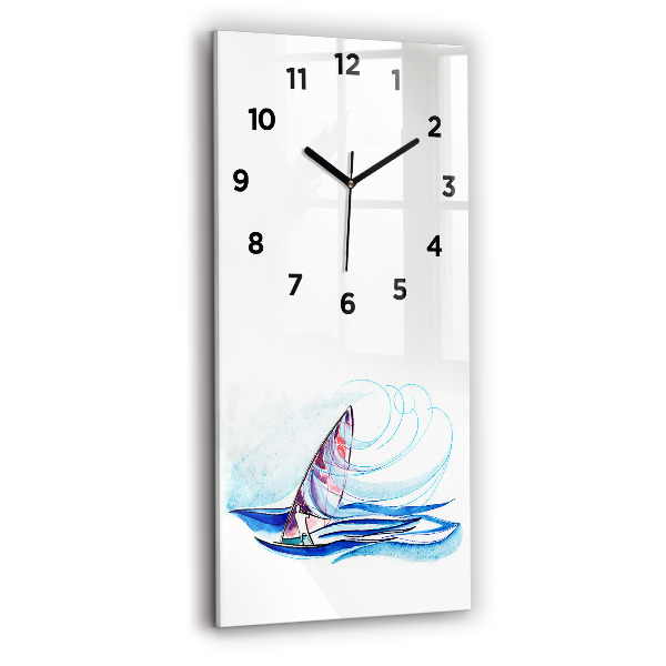 Reloj vertical Tabla de surf - espejomat.es