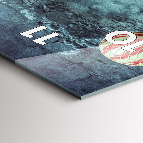 Reloj de cristal vertical Globos - espejomat.es