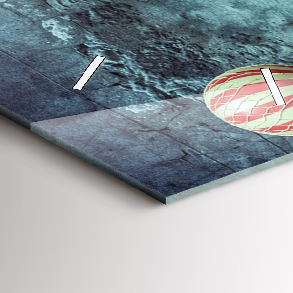 Reloj de cristal vertical Globos - espejomat.es