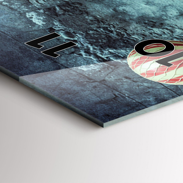 Reloj de cristal vertical Globos - espejomat.es