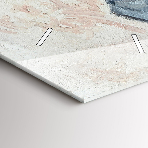 Reloj de cristal vertical Pintura abstracta - espejomat.es