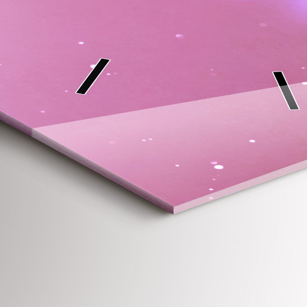 Reloj de vidrio vertical Libro abstracto - espejomat.es