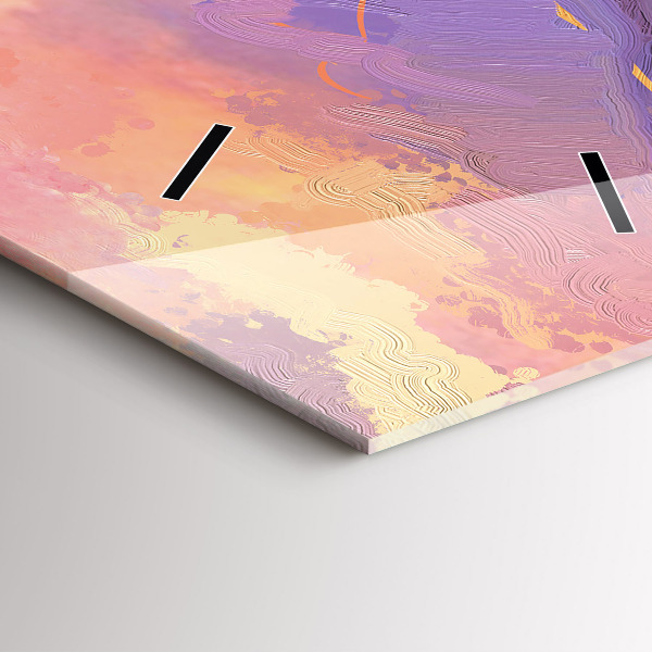 Reloj vertical Paisaje de naturaleza y flores - espejomat.es