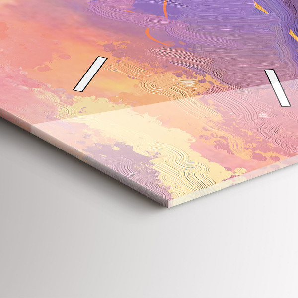 Reloj vertical Paisaje de naturaleza y flores - espejomat.es