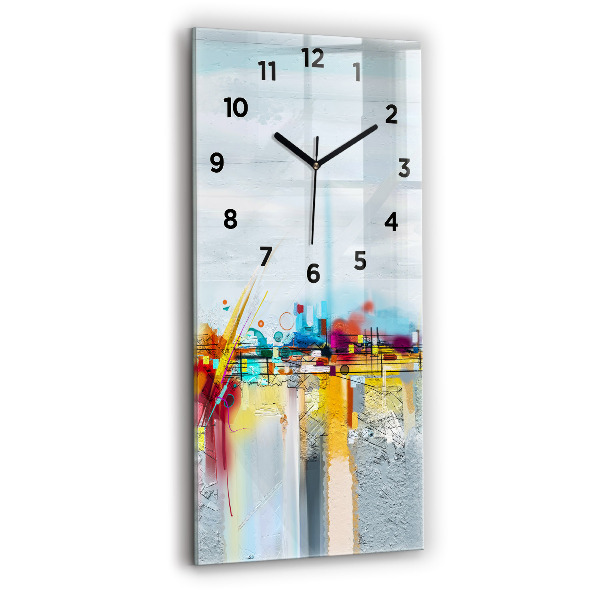 Reloj vertical Puente abstracto - espejomat.es