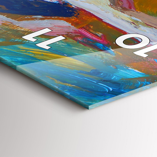 Reloj de cristal vertical Bailarina pintada - espejomat.es