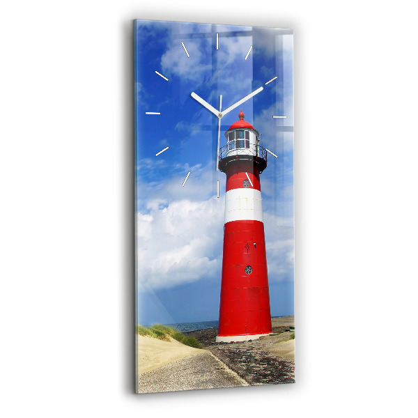 Reloj de cristal vertical Faro - espejomat.es