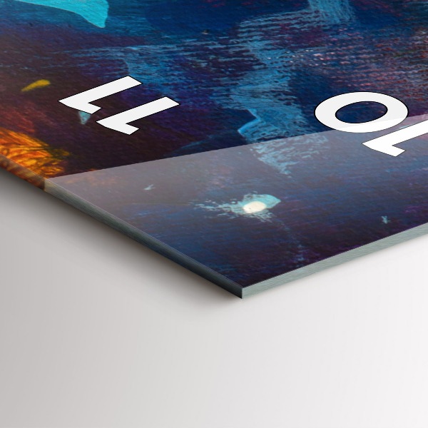 Reloj de cristal vertical Principito abstracto - espejomat.es