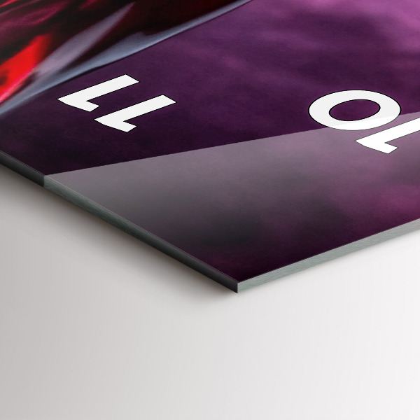 Reloj de cristal vertical Copa de vino - espejomat.es